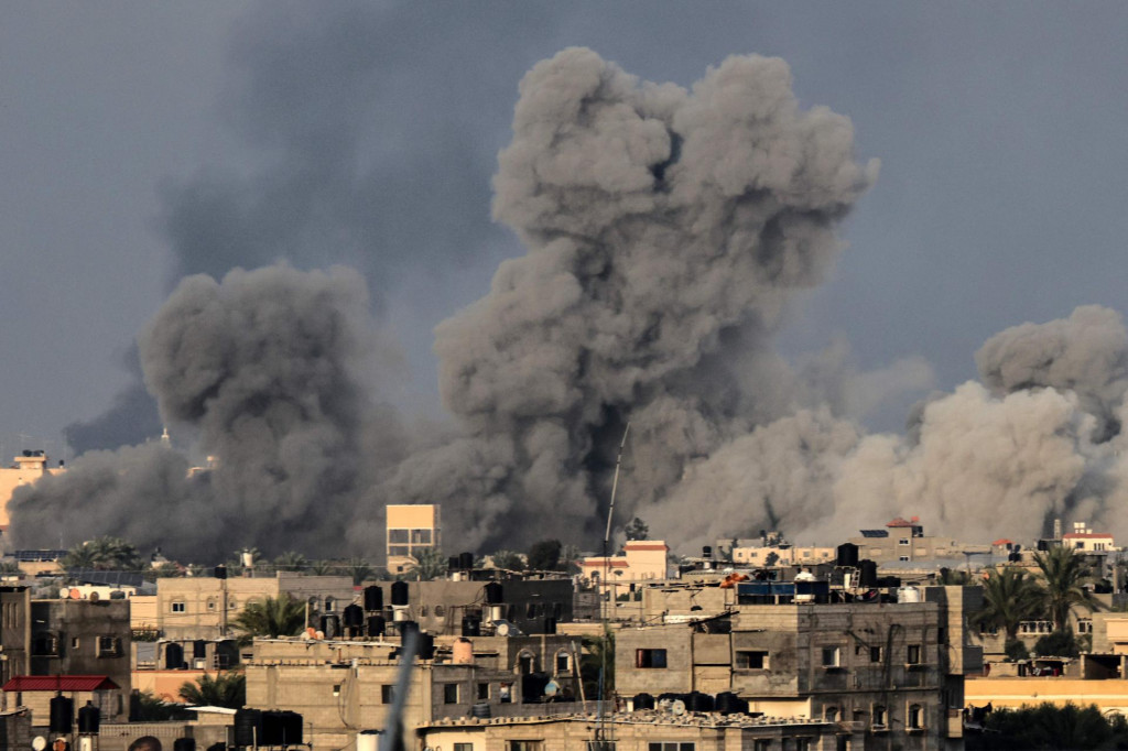 &lt;p&gt;Jučerašnje bombardiranje južnog dijela Pojasa Gaze&lt;/p&gt;