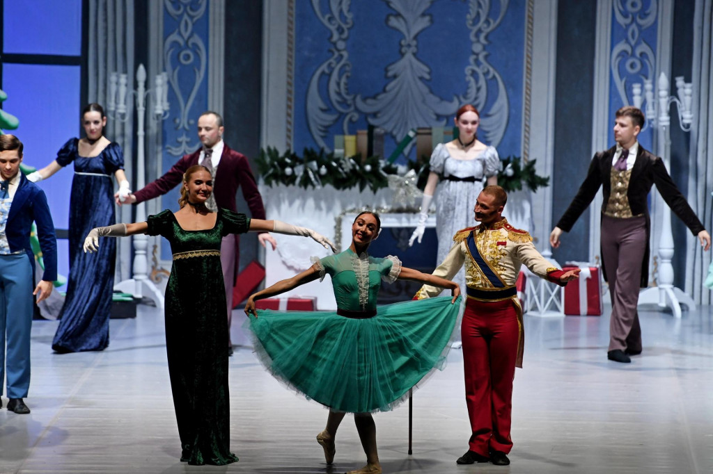 &lt;p&gt;Split, 021223.&lt;br&gt;
Balet Orasar P.I. Cajkovskog u izvedbi Ukrajinskog klasicnog baleta u dvorani Gripe.&lt;br&gt;
