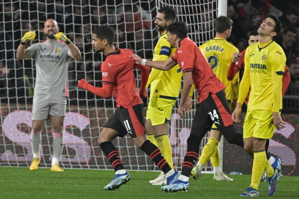 &lt;p&gt;Rennes‘ French midfielder #11 Ludovic Blas (2 L) celebrates after scoring his team‘s second goal during the UEFA Europa League group F football match between Stade Rennais (Rennes) and Villarreal CF at the Roazhon Park stadium, in Rennes, western France, on December 14, 2023 (Photo by Damien MEYER/AFP)&lt;/p&gt;