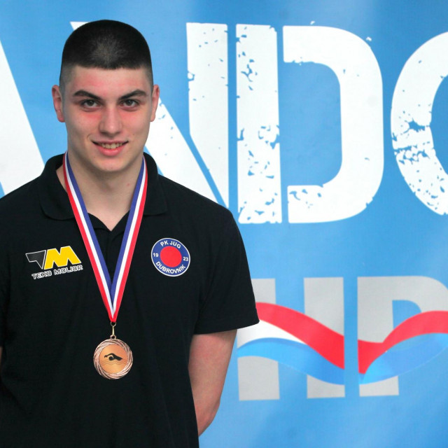 &lt;p&gt;Juraj Barćot, plivač Juga i hrvatski reprezentativac na Mitingu Zlatni Orlando 2023. godine u Gružu&lt;/p&gt;