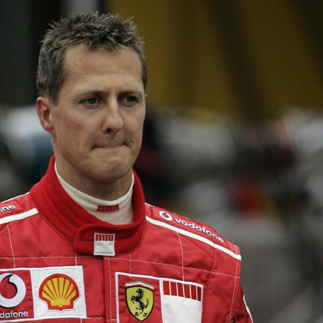 &lt;p&gt;Ferrari German driver Michael Schumacher leaves the Spa-Francorchamps racetrack after he retired from the Belgian Grand Prix, 11 September 2005 in Francorchamps, Belgium. McLaren-Mercedes Finnish driver Kimi Raikkonen won the race ahead of Renault Spanish driver Fernando Alonso and English BAR-Honda driver Jenson Button. Takuma Sato retired from the race. POOL AFP PHOTO YVES LOGGHE (Photo by POOL/AFP)&lt;/p&gt;