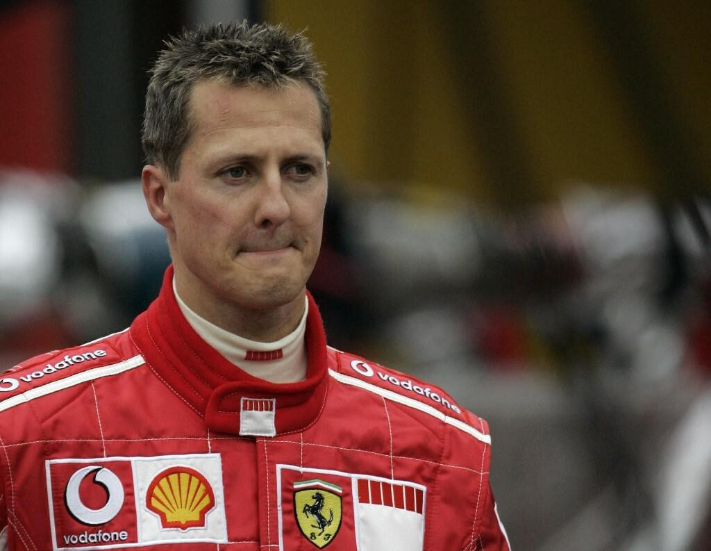 &lt;p&gt;Ferrari German driver Michael Schumacher leaves the Spa-Francorchamps racetrack after he retired from the Belgian Grand Prix, 11 September 2005 in Francorchamps, Belgium. McLaren-Mercedes Finnish driver Kimi Raikkonen won the race ahead of Renault Spanish driver Fernando Alonso and English BAR-Honda driver Jenson Button. Takuma Sato retired from the race. POOL AFP PHOTO YVES LOGGHE (Photo by POOL/AFP)&lt;/p&gt;