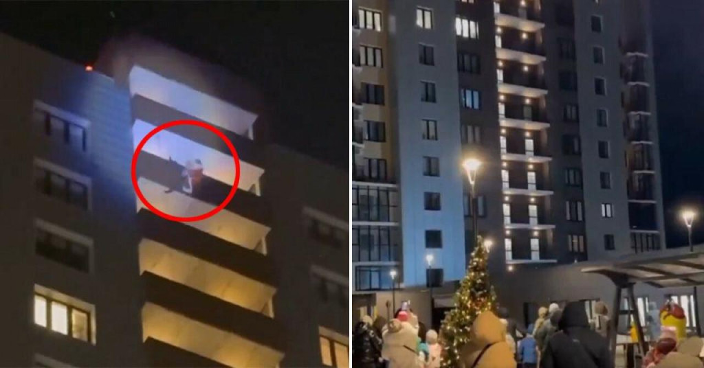 &lt;p&gt;Stravični pad Djeda Mraza sa zgrade u Čeljabinsku&lt;/p&gt;