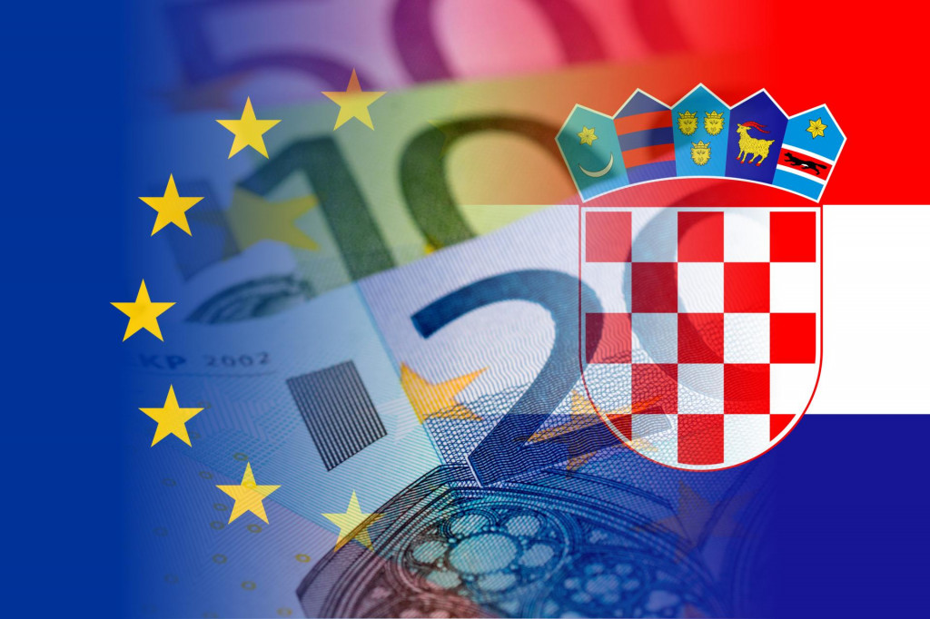 &lt;p&gt;eu and croatia flag with euro banknotes mixed image&lt;/p&gt;