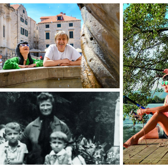 &lt;p&gt;U Dubrovniku (lijevo gore), s majkom i bratom Lukom u rodnom Metkoviću (lijevo dolje) i u obiteljskom albumu s Juricom (desno)&lt;/p&gt;