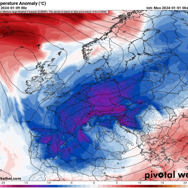 &lt;p&gt;Europu bi idući tjedan mogla okovati zima izvor: pivotalweathe, ECMWF&lt;/p&gt;