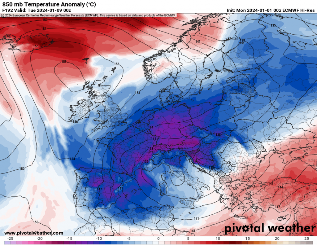 &lt;p&gt;Europu bi idući tjedan mogla okovati zima izvor: pivotalweathe, ECMWF&lt;/p&gt;