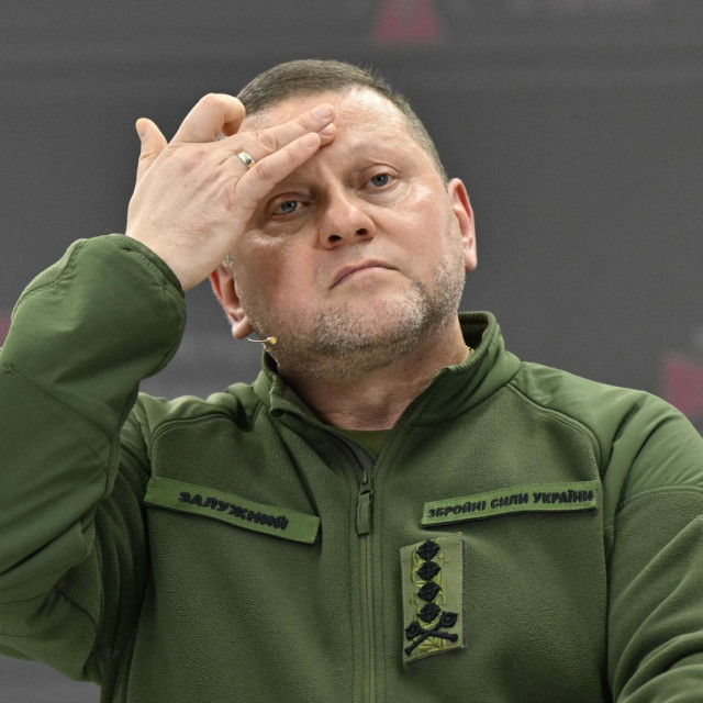 &lt;p&gt;Commander-in-Chief of the Armed Forces of Ukraine Valeriy Zaluzhnyi gestures as he speaks during a press conference in Kyiv on December 26, 2023, amid the Russian invasion of Ukraine. (Photo by Genya SAVILOV/AFP)&lt;/p&gt;