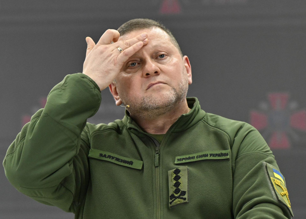 &lt;p&gt;Commander-in-Chief of the Armed Forces of Ukraine Valeriy Zaluzhnyi gestures as he speaks during a press conference in Kyiv on December 26, 2023, amid the Russian invasion of Ukraine. (Photo by Genya SAVILOV/AFP)&lt;/p&gt;
