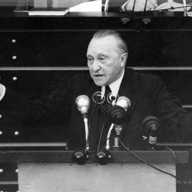 &lt;p&gt;Njemački kancelar Konrad Adenauer (1876.-1967.)&lt;/p&gt;