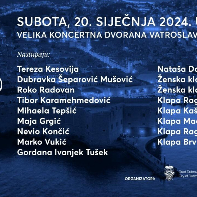 &lt;p&gt;Dubrovnik Zagrebu u Lisinskom 20. siječnja 2024.&lt;/p&gt;