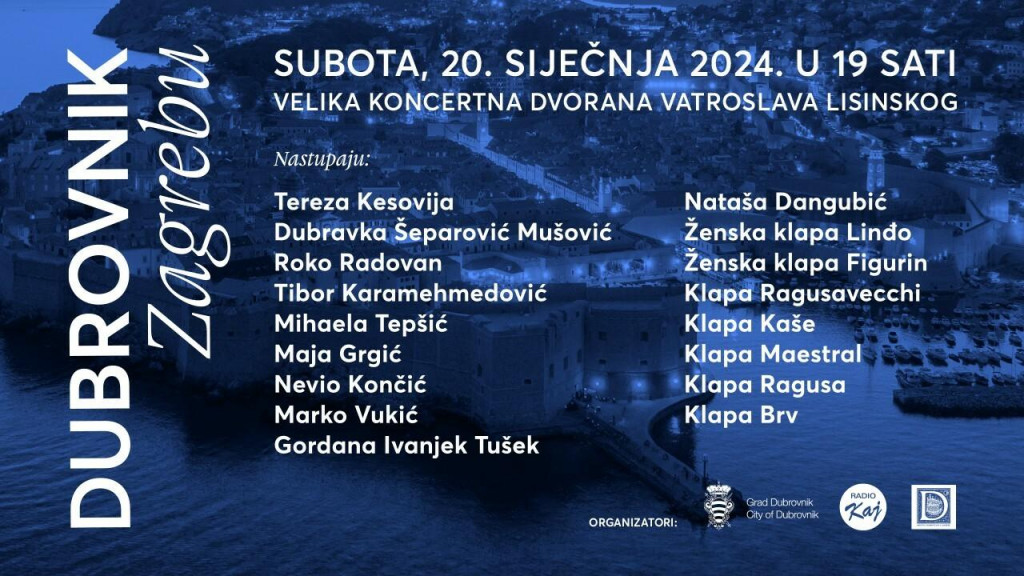 &lt;p&gt;Dubrovnik Zagrebu u Lisinskom 20. siječnja 2024.&lt;/p&gt;