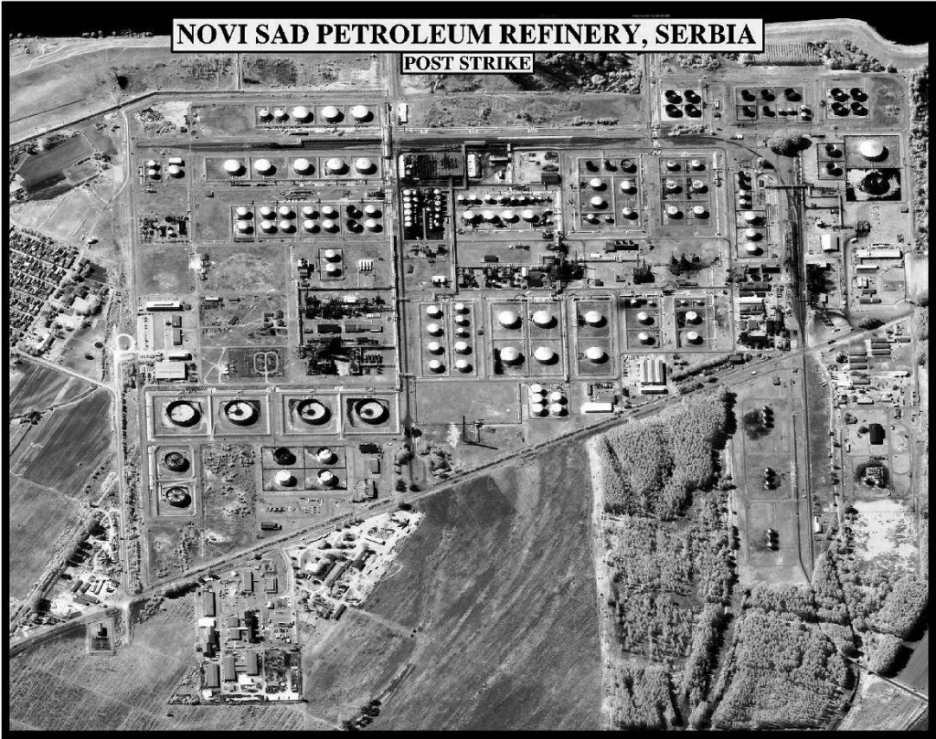 &lt;p&gt;Bombardirana rafinerija pokraj Novog Sada&lt;/p&gt;