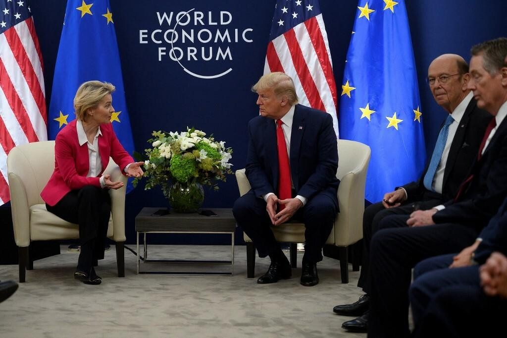 &lt;p&gt;Donald Trump i Ursula von der Leyen u Davosu 2020. godine kada je Trump pred svjedocima rekao da SAD ne bi pomogle Europi&lt;/p&gt;