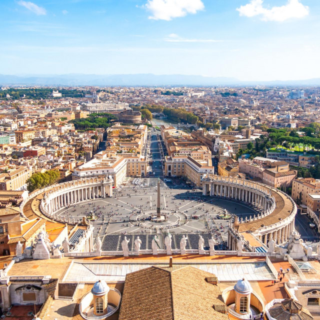 &lt;p&gt;View from the Cupola of St Peter‘s Basilica in the Vatican&lt;/p&gt;