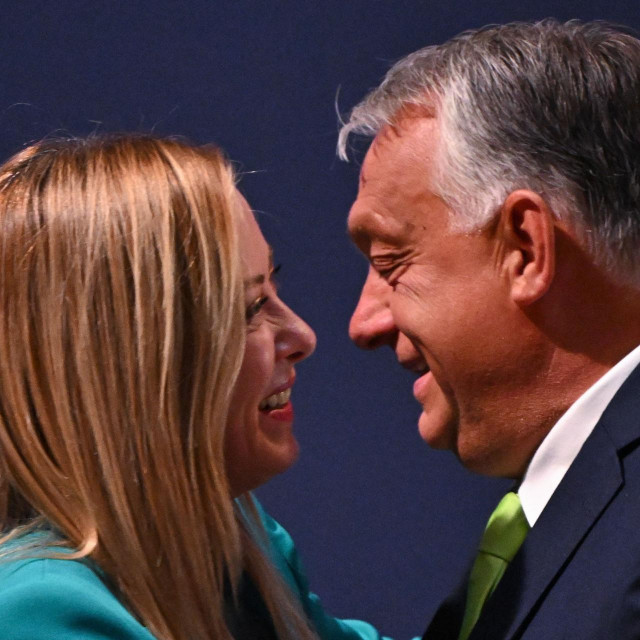 &lt;p&gt;Talijanska premijerka Georgia Meloni i Viktor Orban u srdačnoj atmosferi&lt;/p&gt;