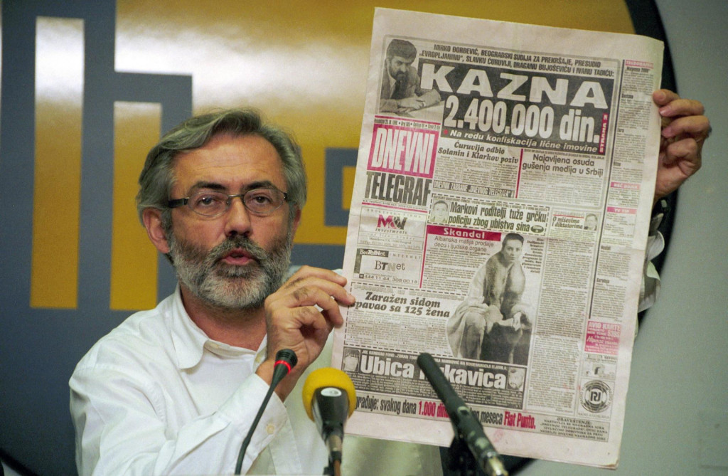&lt;p&gt;Slavko Ćuruvija, ubijeni vlasnik Telegrafa i kritičar vlasti &lt;/p&gt;