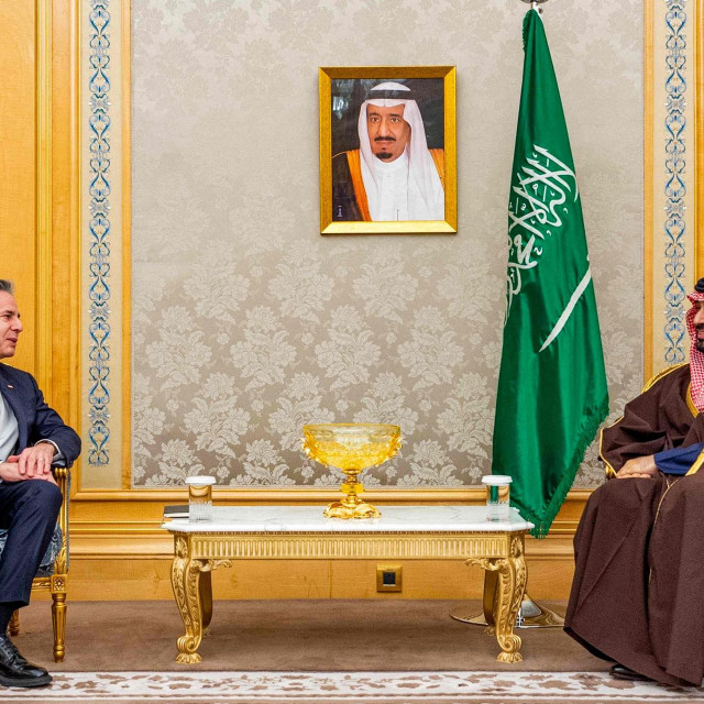 &lt;p&gt;Princ Mohammed bin Salman za nedavnog susreta s američkim državnim tajnikom Antonyjem Blinkenom &lt;/p&gt;