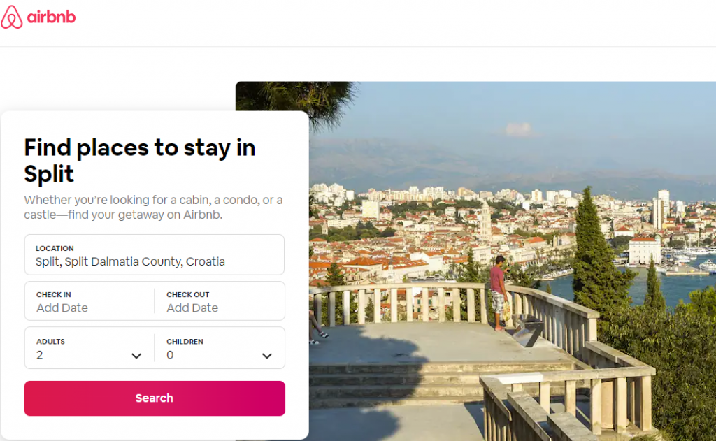 &lt;p&gt;Airbnb je jako popularan u Splitu&lt;/p&gt;