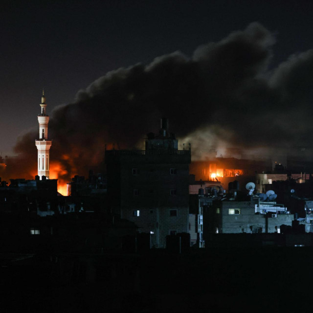 &lt;p&gt;Rafah za vrijeme bombardiranja&lt;/p&gt;