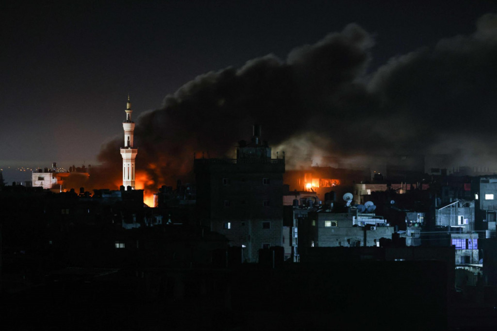 &lt;p&gt;Rafah za vrijeme bombardiranja&lt;/p&gt;
