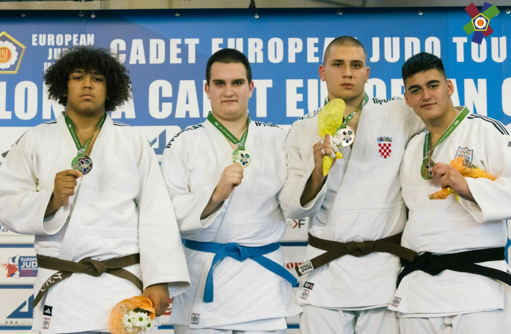 &lt;p&gt;Pobjedničko postolje Europskog kadetskog kupa u kategoriji preko 90 kilograma - Luka Ivanković (treći s lijeva)&lt;/p&gt;