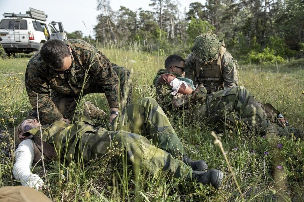 &lt;p&gt;Sanitet uvježbava intervenciju na fronti&lt;/p&gt;