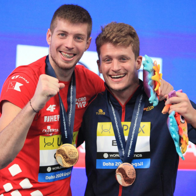 &lt;p&gt;Svjetski prvak Marko Žuvela i brončani Sergi Cabanas&lt;/p&gt;
