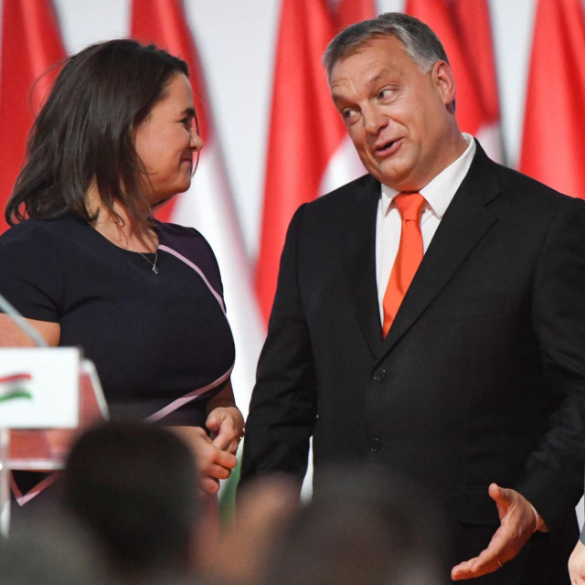 &lt;p&gt;Bivša mađarska predsjednica Katalin Novak i mađarski premijer Viktor Orban&lt;/p&gt;