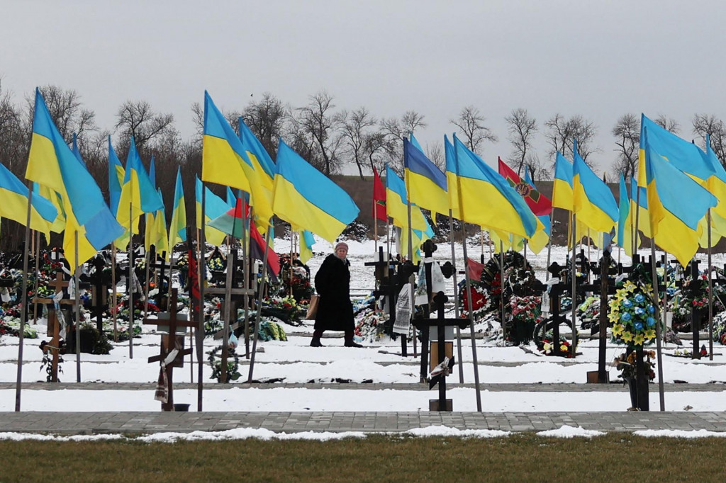 &lt;p&gt;Grobovi ukrajinskih vojnika u Aleji heroja u Kramatorsku&lt;/p&gt;