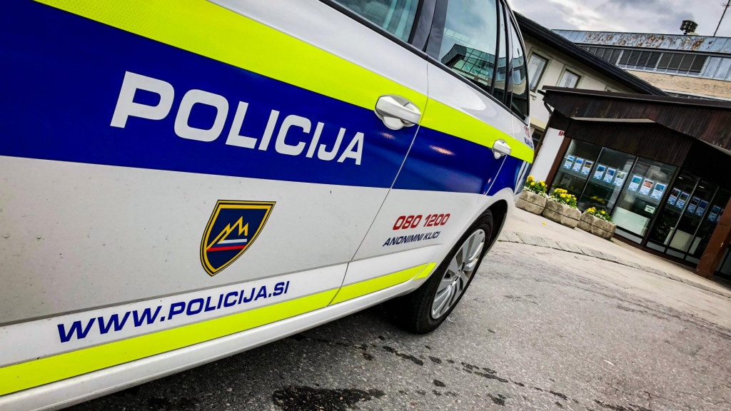 &lt;p&gt;Radovljica, Slovenia, June 2018 - Side view of police car in Slovenia&lt;/p&gt;