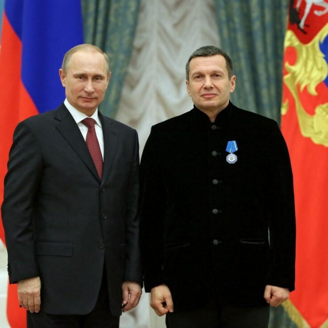 &lt;p&gt;Ruski predsjednik Vladimir Putin i Vladimir Solovjov&lt;/p&gt;