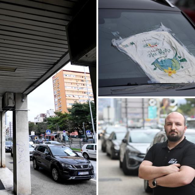 &lt;p&gt;Konobar iz kafića ”Arka” Kristijan Leskur sinoć je zakrpao auto ispred Muslimanke&lt;/p&gt;