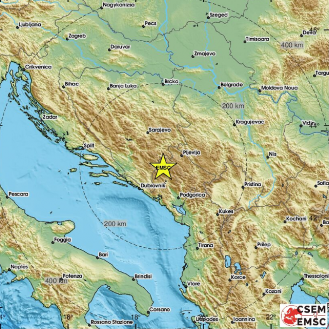&lt;p&gt;Novi potres kod mjesta Plužine u Crnoj Gori&lt;/p&gt;