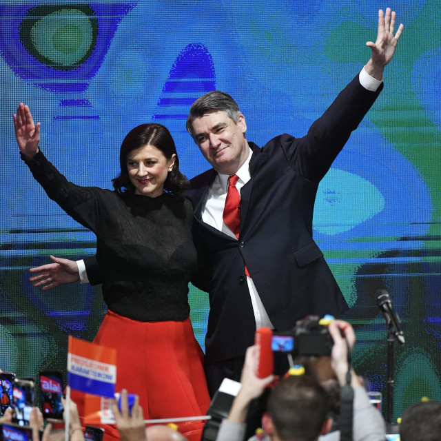 &lt;p&gt;Sanja Musić Milanović i Zoran Milanović u noći pobjede na predsjedničkim izborima&lt;/p&gt;