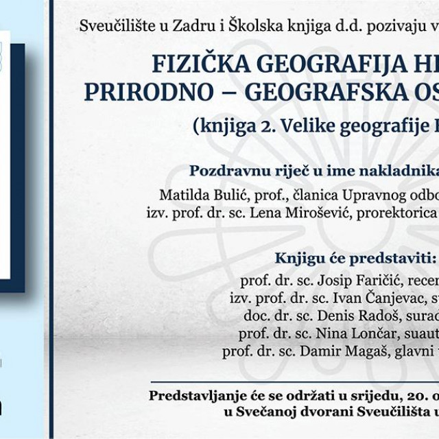 &lt;p&gt;Pozivnica za promociju knjige Velika geografija Hrvatske&lt;/p&gt;