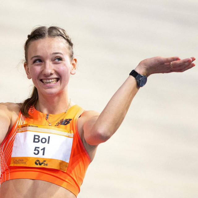 &lt;p&gt;Femke Bol osvojila je zlatnu medalju u utrci na 400 metara s preponama na Svjetskom dvoranskom prvenstvu u Švedskoj&lt;/p&gt;