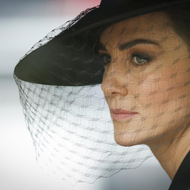 &lt;p&gt;Kate na pogrebu kraljice Elizabete II. u rujnu 2022. godine&lt;/p&gt;