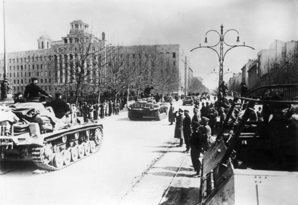 &lt;p&gt;Demonstracija njemačke vojne moći nakon okupacije Beograda&lt;/p&gt;