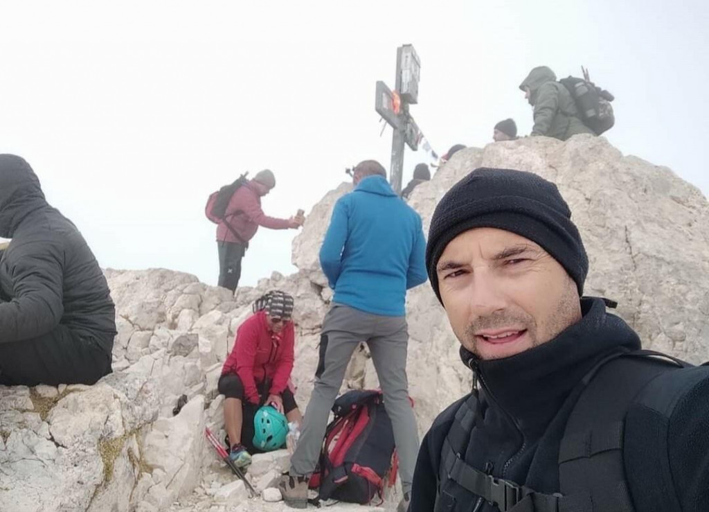 &lt;p&gt;Orsat Žitković na vrhu Apenina kojima pripada Monte Gargano&lt;/p&gt;