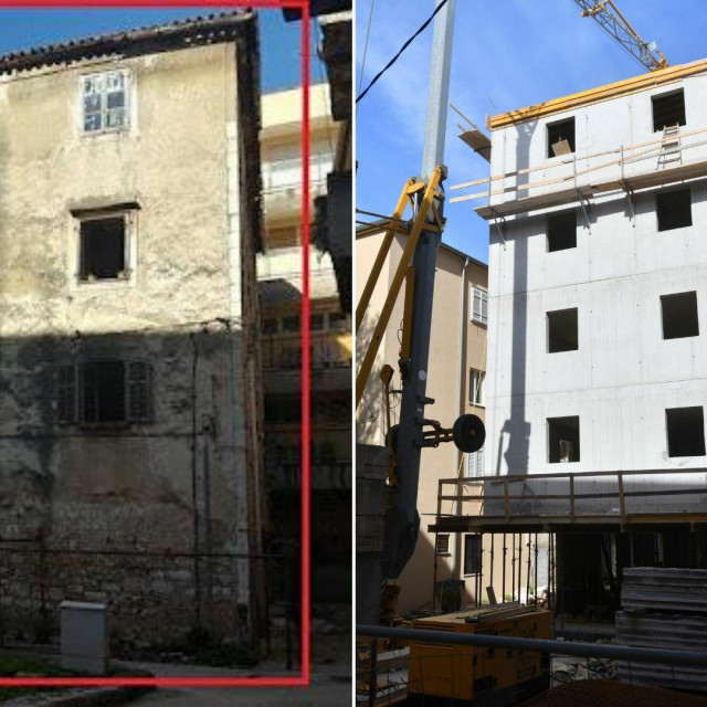 &lt;p&gt;Lijevo je stara zgrada, a desno novi objekt na istom mjestu&lt;/p&gt;