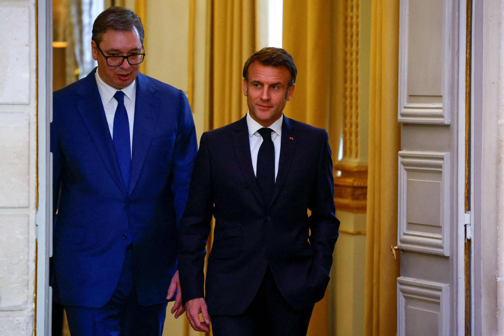 &lt;p&gt;Aleksandar Vučić i Emmanuel Macron&lt;/p&gt;