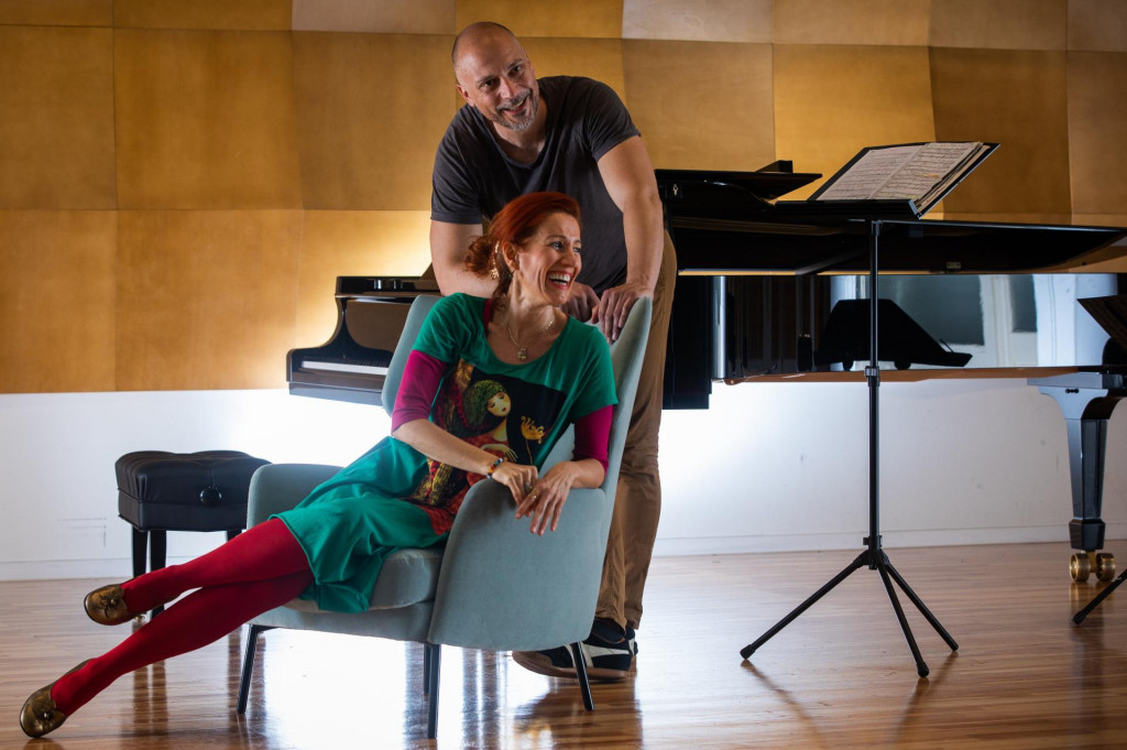 &lt;p&gt;Ante Jerkunica (bas) i Žana Marendić (mezzosopran) na probi u Hrvatskom domu&lt;br&gt;
 &lt;/p&gt;