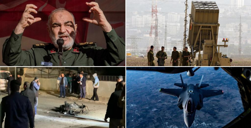 &lt;p&gt;Šef Iranske revolucionarne garde Hossein Salami, Željezna kupola, ostaci projektila u Jordanu, američki avion F-35 (arhiva)&lt;/p&gt;