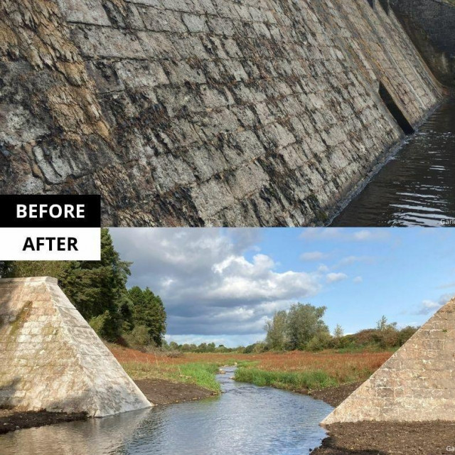 &lt;p&gt;Garlogie Dam u Škotskoj prije i poslije uklanjanja&lt;/p&gt;