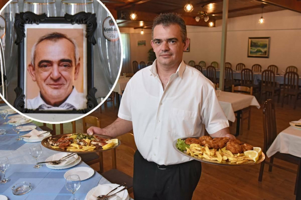 &lt;p&gt;Mario Glavaš u restoranu; u krugu: slika pokojnog gazde Ranka &lt;/p&gt;