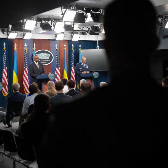 &lt;p&gt;Press brifing u Pentagonu, Llyod Austin, američki ministar obrane&lt;/p&gt;