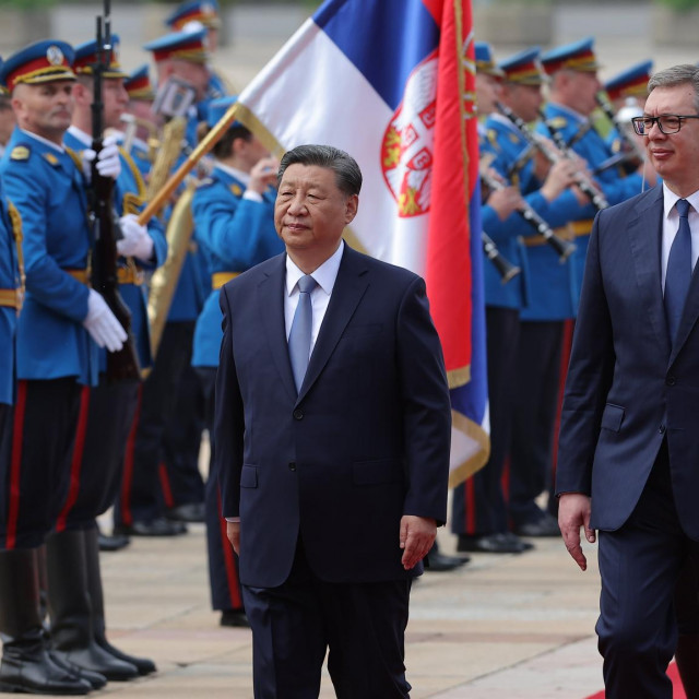 &lt;p&gt;Svečani doček kineskog predsjednika Xi Jinpinga ispred Palače Srbije&lt;/p&gt;