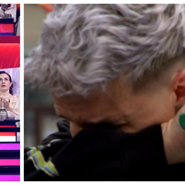 &lt;p&gt;Baby Lasagna s djevojkom Elizabetom u napetom finalu glasovanja na Eurosongu (lijevo) i slomljen emocijama na dočeku na Trgu bana Jelačića (desno)&lt;/p&gt;