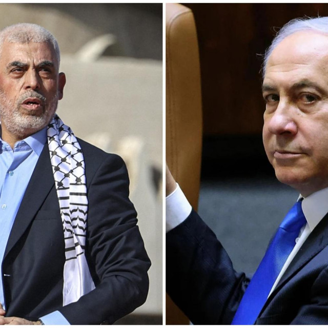 &lt;p&gt;Vođa Hamasa Yahye Sinwar i izraelskog premijera Benjamin Netanyahu &lt;/p&gt;